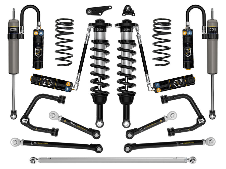 ICON 2024-2025 Toyota Tacoma 1.25-3" Lift Stage 12 Suspension System Tubular Overland Rear Springs