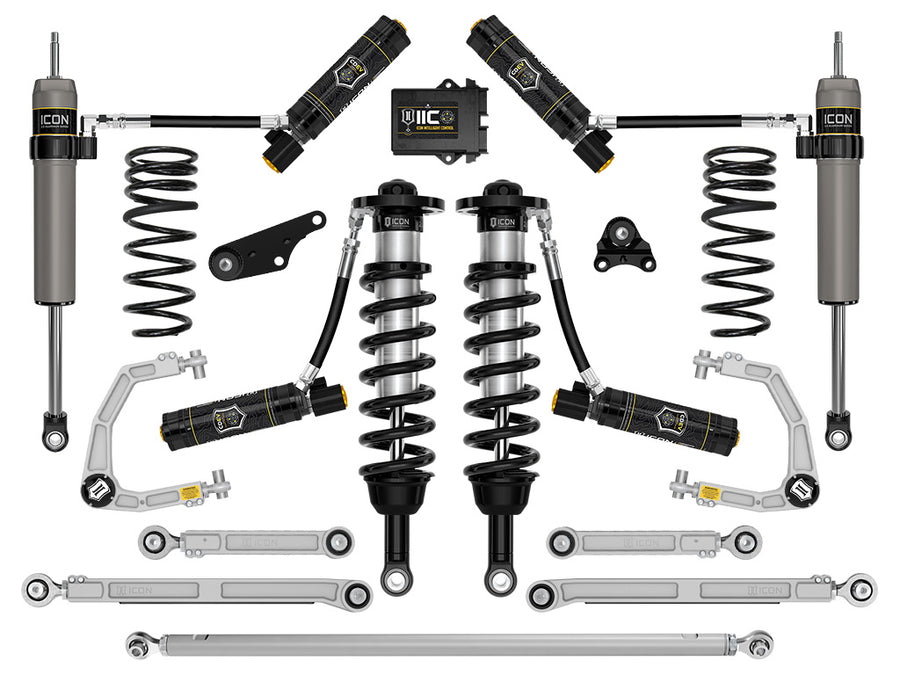 ICON 2024-2025 Toyota Tacoma 1.25-3" Lift Stage 13 Suspension System Billet Overland Rear Springs