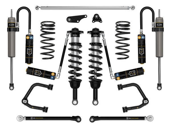 ICON 2024-2025 Toyota Land Cruiser 250 Series 1.25-3" Lift Stage 8 Suspension System CDXS Tubular