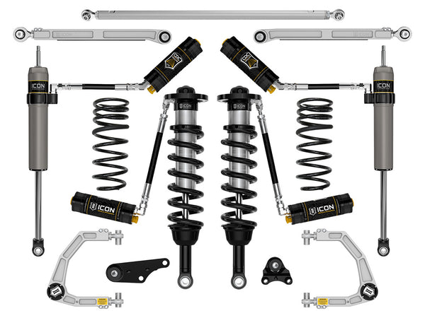 ICON 2024-2025 Toyota Land Cruiser 250 Series 1.25-3" Lift Stage 8 Suspension System CDCV Billet