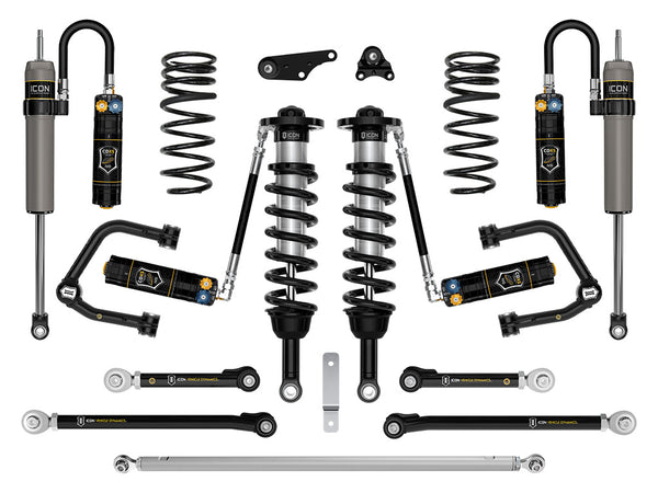 ICON 2024-2025 Toyota Land Cruiser 250 Series 1.25-3" Lift Stage 9 Suspension System CDXS Tubular