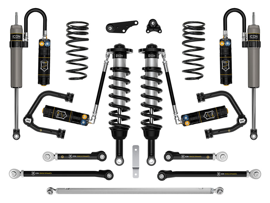 ICON 2024-2025 Toyota Land Cruiser 250 Series 1.25-3" Lift Stage 9 Suspension System CDXS Tubular