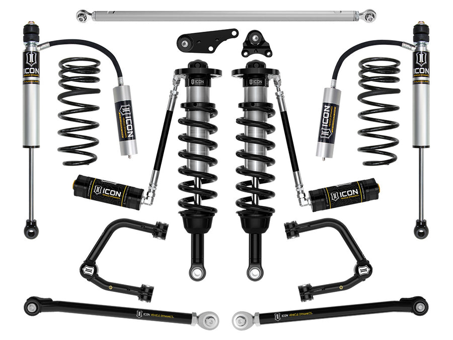 ICON 2025 Toyota 4Runner 4WD 1.25-3" Lift Stage 4 Suspension System Tubular