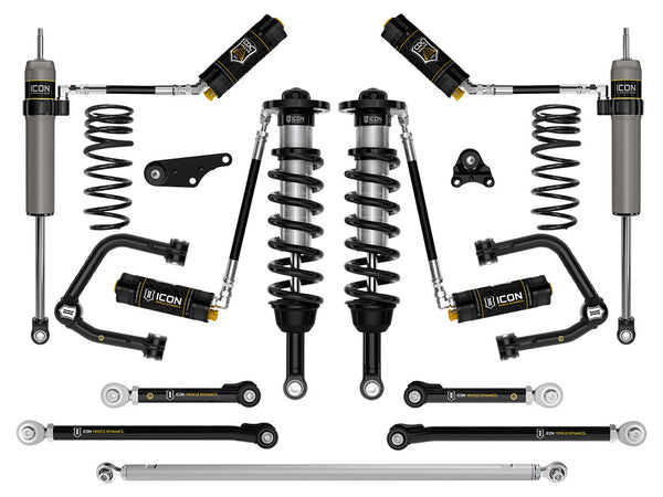 ICON 2025 Toyota 4Runner 4WD 1.25-3" Lift Stage 10 Suspension System Tubular