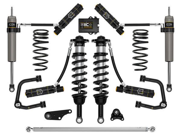 ICON 2025 Toyota 4Runner 4WD 1.25-3" Lift Stage 12 Suspension System Tubular