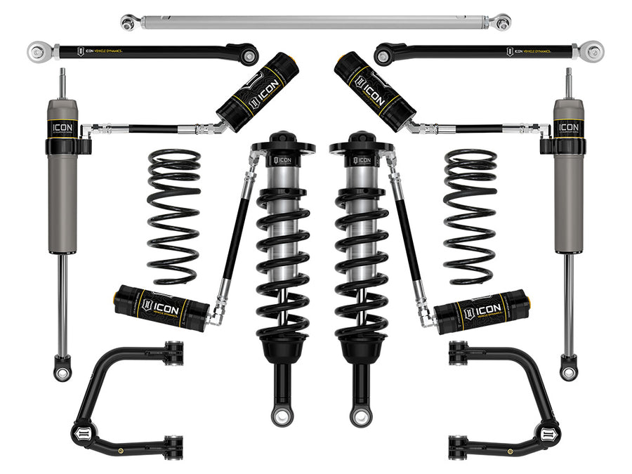 ICON 2025 Toyota 4Runner 2WD 1.25-3" Lift Stage 7 Suspension System Tubular