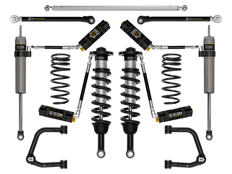 ICON 2025 Toyota 4Runner 2WD 1.25-3" Lift Stage 8 Suspension System Tubular