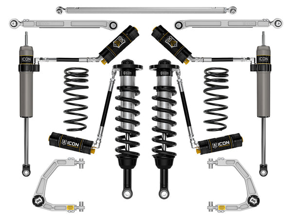ICON 2025 Toyota 4Runner 2WD 1.25-3" Lift Stage 8 Suspension System Billet