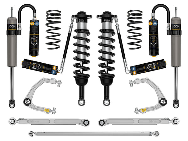 ICON 2025 Toyota 4Runner 2WD 1.25-3" Lift Stage 9 Suspension System Billet