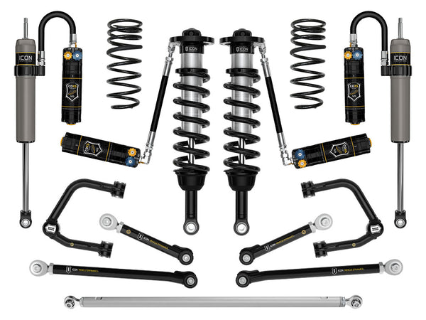 ICON 2025 Toyota 4Runner 2WD 1.25-3" Lift Stage 11 Suspension System Tubular