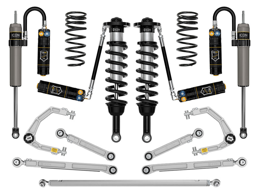 ICON 2025 Toyota 4Runner 2WD 1.25-3" Lift Stage 11 Suspension System Billet