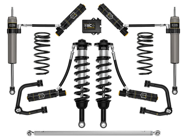 ICON 2025 Toyota 4Runner 2WD 1.25-3" Lift Stage 12 Suspension System Tubular