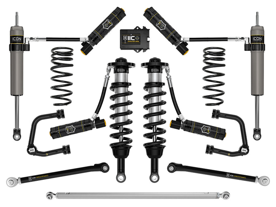 ICON 2025 Toyota 4Runner 2WD 1.25-3" Lift Stage 13 Suspension System Tubular