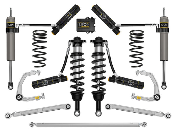 ICON 2025 Toyota 4Runner 2WD 1.25-3" Lift Stage 13 Suspension System Billet