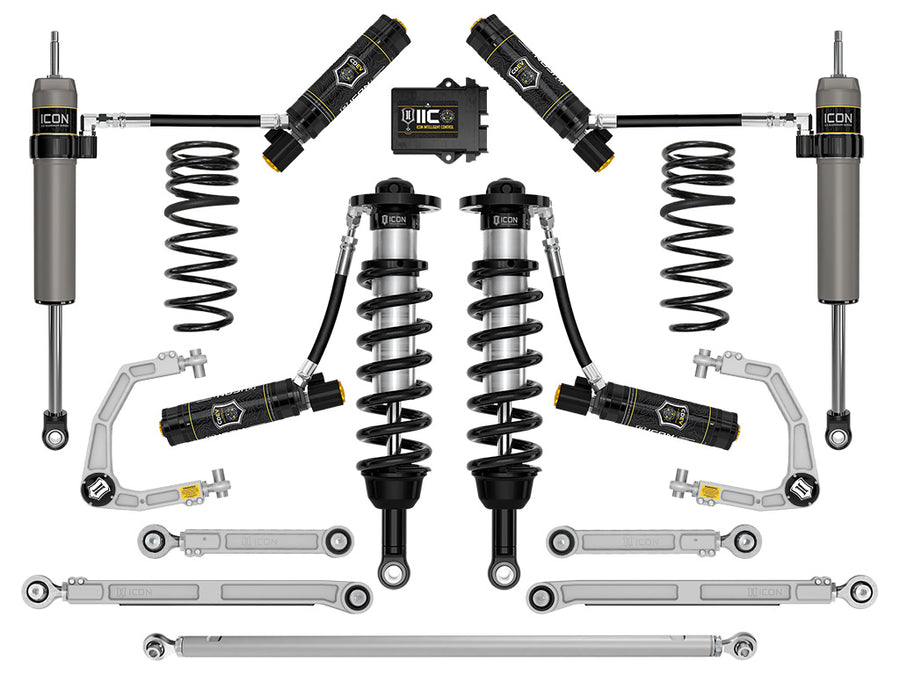 ICON 2025 Toyota 4Runner 2WD 1.25-3" Lift Stage 14 Suspension System Billet