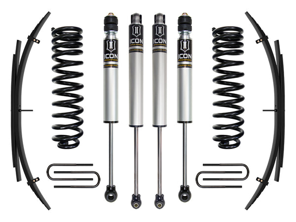 ICON 2017-2019 Ford F-250/F-350 4WD Diesel 2.5" Lift Stage 1 Suspension System W/ Expansion Packs