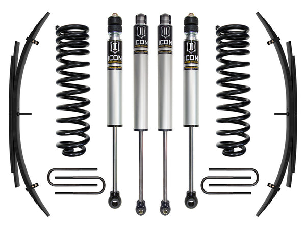 ICON 2011-2016 Ford F-250/F-350 Super Duty 4WD Diesel 2.5" Lift Stage 1 Suspension System W/ Expansion Packs