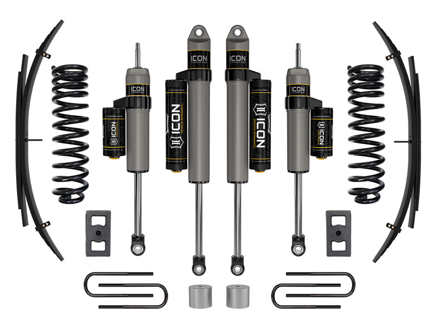 ICON 2023 Ford F-250/F-350 Super Duty 4WD Gas 2.5" Lift Stage 2 Suspension System W/ Expansion Packs