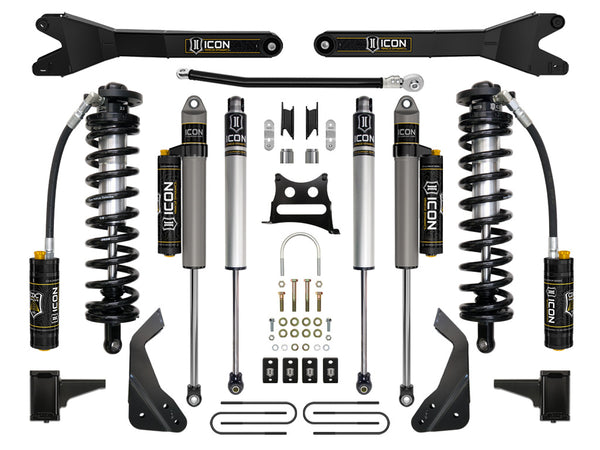 08-10 FORD F250/F350 4-5.5" STAGE 5 COILOVER CONVERSION SYSTEM W RADIUS ARM