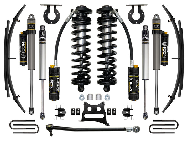 ICON 2017-2022 Ford F-250/F-350 Super Duty 4WD 2.5-3" Lift Stage 4 Coilover System W/ Expansion Packs