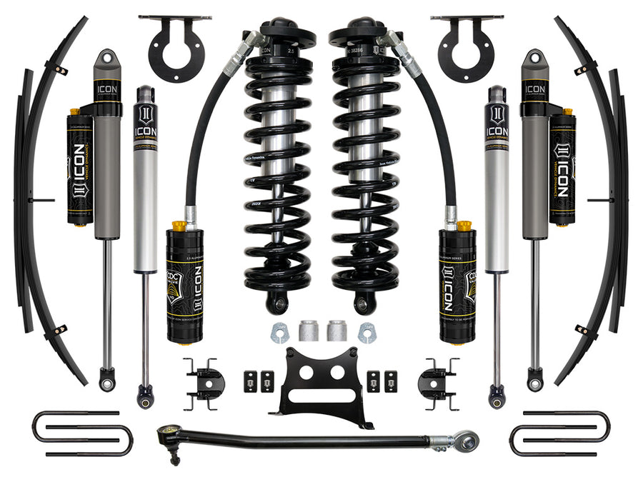 ICON 2017-2022 Ford F-250/F-350 Super Duty 4WD 2.5-3" Lift Stage 4 Coilover System W/ Expansion Packs