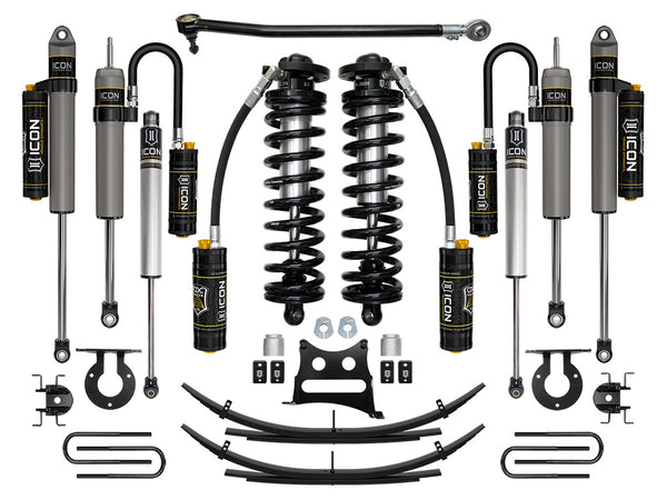 ICON 2017-2022 Ford F-250/F-350 Super Duty 4WD 2.5-3" Lift Stage 5 Coilover System W/ Expansion Packs