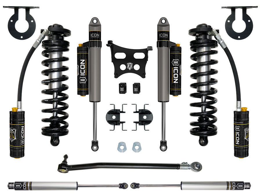 ICON 2023 Ford F-250/F-350 Super Duty 4WD 2.5-3" Lift Stage 4 Coilover Conversion System