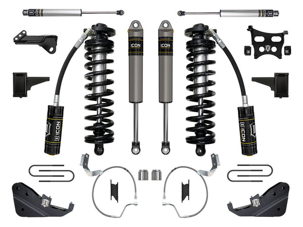 ICON 2023-2025 Ford F-250/F-350 Super Duty 4WD 4-5.5" Lift Stage 3 Coilover Conversion System