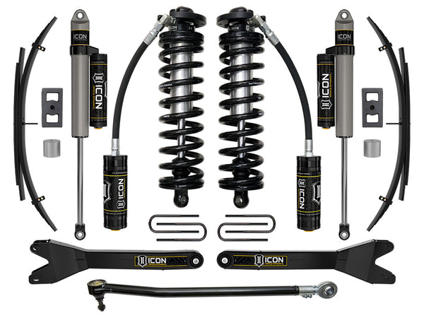 ICON 2023-2025 Ford F-250/F-350 Super Duty 4WD 2.5-3" Lift Stage 3 Coilover Conversion System W/ Radius Arms & Expansion Packs