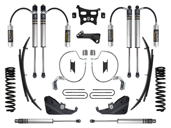ICON 2023-2025 Ford F-250/F-350 Super Duty 4WD Gas 4.5" Lift Stage 2 Suspension System W/ Expansion Packs