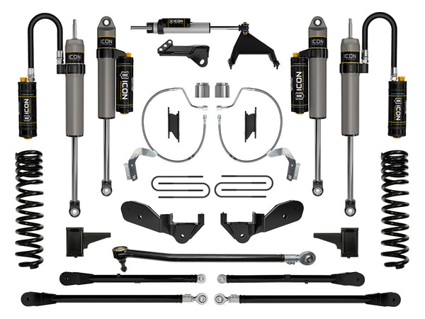 ICON 2023-2025 Ford F-250/F-350 Super Duty 4WD Gas 4.5" Lift Stage 7 Suspension System