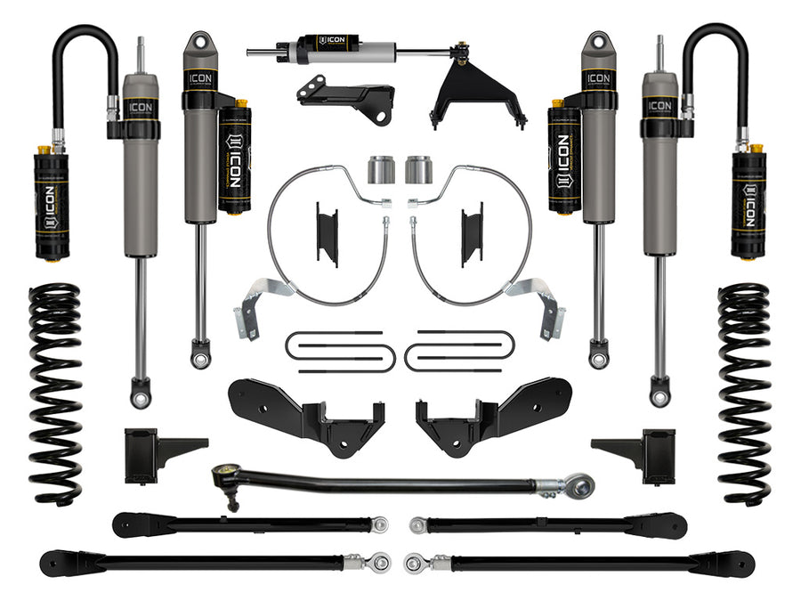 ICON 2023-2025 Ford F-250/F-350 Super Duty 4WD Gas 4.5" Lift Stage 7 Suspension System