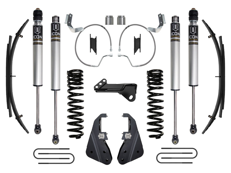 ICON 2023-2025 Ford F-250/F-350 Super Duty 4WD Diesel 4.5" Lift Stage 1 Suspension System W/ Expansion Packs