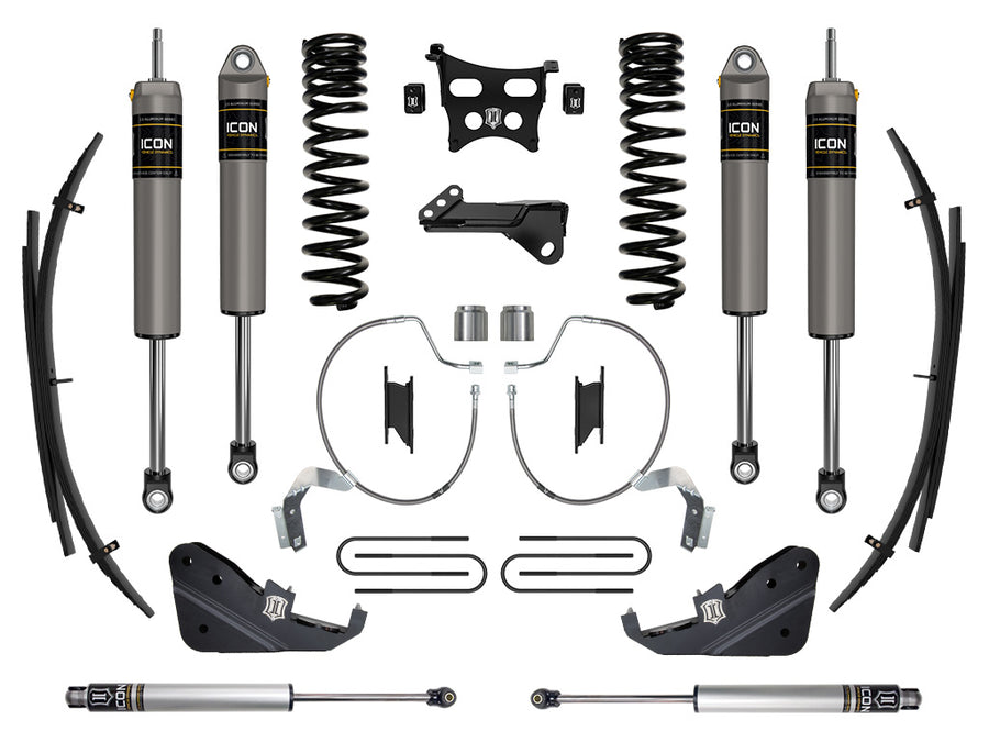 ICON 2023-2025 Ford F-250/F-350 Super Duty 4WD Diesel 4.5" Lift Stage 3 Suspension System W/ Expansion Packs