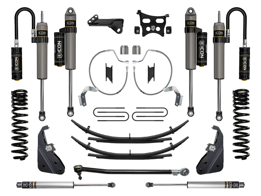 ICON 2023-2025 Ford F-250/F-350 Super Duty 4WD Diesel 4.5" Lift Stage 4 Suspension System W/ Expansion Packs