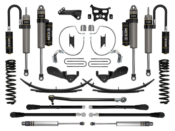 ICON 2023-2025 Ford F-250/F-350 Super Duty 4WD Diesel 4.5" Lift Stage 6 Suspension System W/ Expansion Packs