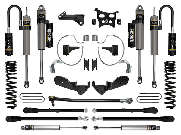 ICON 2023-2025 Ford F-250/F-350 Super Duty 4WD Diesel 4.5" Lift Stage 6 Suspension System
