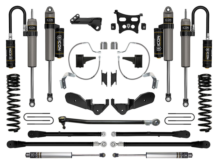 ICON 2023-2025 Ford F-250/F-350 Super Duty 4WD Diesel 4.5" Lift Stage 6 Suspension System