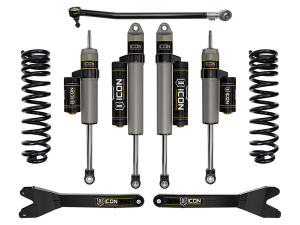 ICON 2023-2025 Ford F-250/F-350 Super Duty 4WD Diesel 2.5" Lift Stage 3 Suspension System W/ Radius Arms