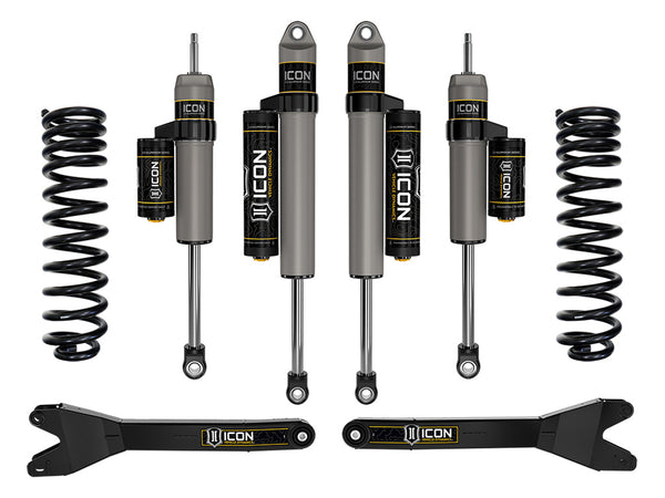 ICON 2023-2025 Ford F-250/F-350 Super Duty 4WD Gas 2.5" Lift Stage 2 Suspension System W/ Radius Arms