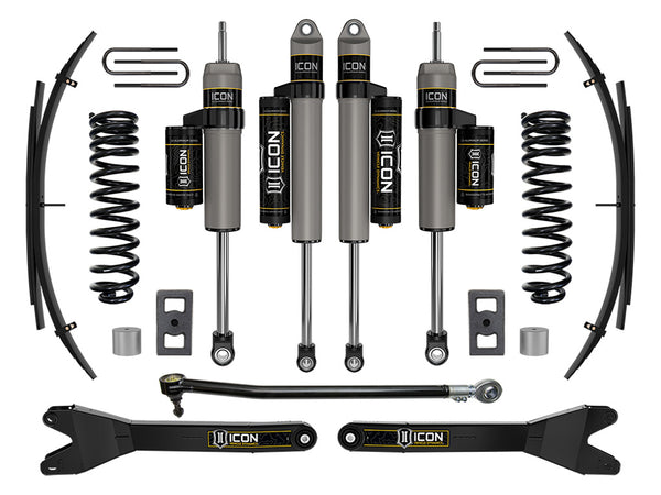 ICON 2023-2025 Ford F-250/F-350 Super Duty 4WD Gas 2.5" Lift Stage 3 Suspension System W/ Radius Arms And Expansion Packs