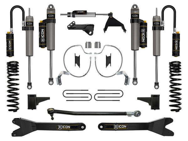ICON 2023-2025 Ford F-250/F-350 Super Duty 4WD Diesel 4.5" Lift Stage 5 Suspension System W/ Radius Arms