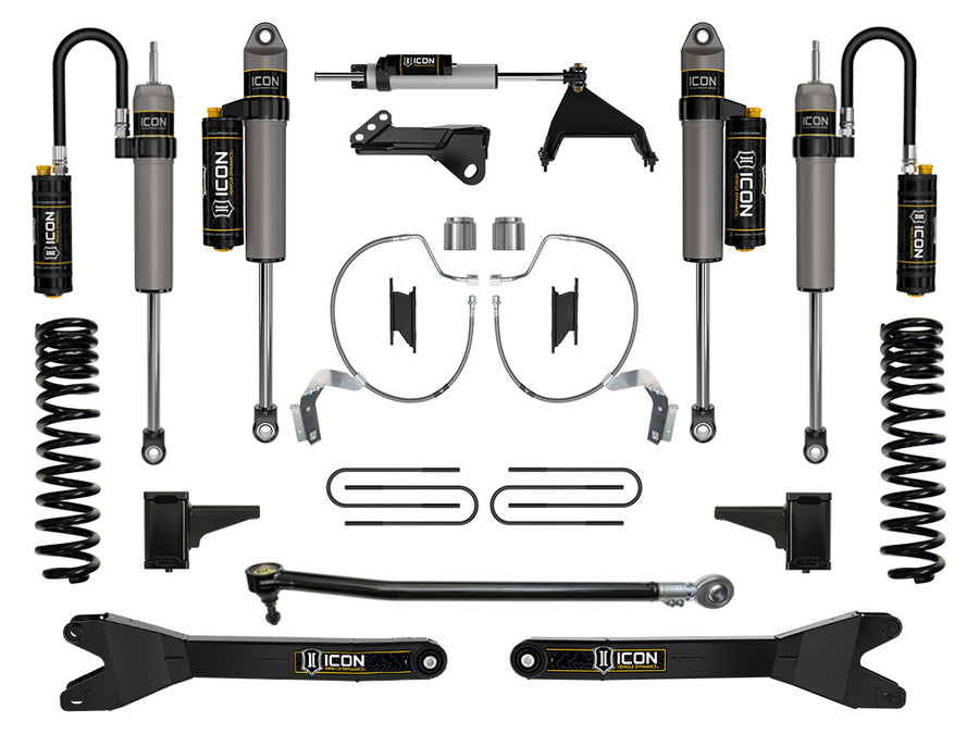 ICON 2023-2025 Ford F-250/F-350 Super Duty 4WD Diesel 4.5" Lift Stage 5 Suspension System W/ Radius Arms