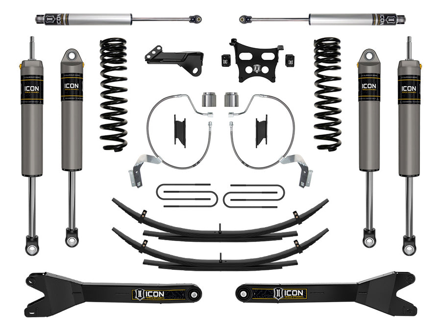 ICON 2023-2025 Ford F-250/F-350 Super Duty 4WD Gas 4.5" Lift Stage 3 Suspension System W/ Radius Arms & Expansion Packs