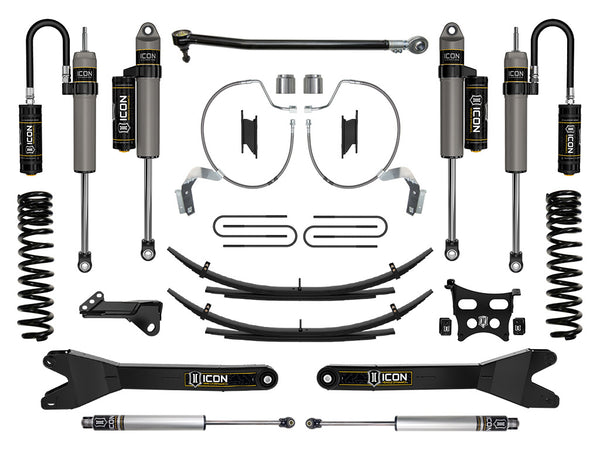 ICON 2023-2025 Ford F-250/F-350 Super Duty 4WD Gas 4.5" Lift Stage 4 Suspension System W/ Radius Arms & Expansion Packs