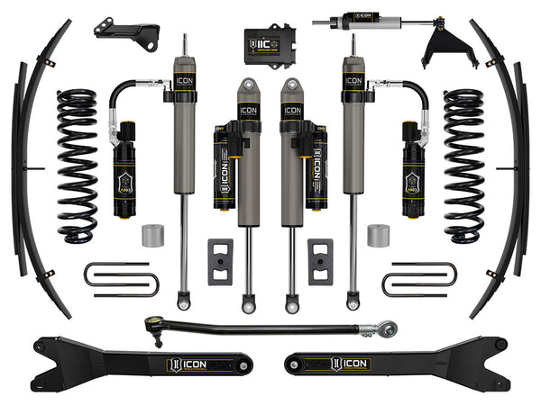 ICON 2023-2025 Ford F-250/F-350 Super Duty 4WD Gas 2.5" Lift Stage 6 Suspension System W/ Radius Arms And Expansion Packs