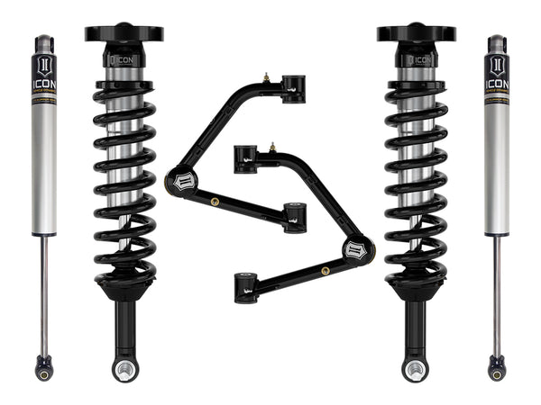ICON 2023-2024 GMC Canyon AT4 Denali & Elevation/Chevrolet Colorado Trail Boss 1.75-2.5" Lift Stage 2 Suspension System W/ Tubular Upper Control Arms