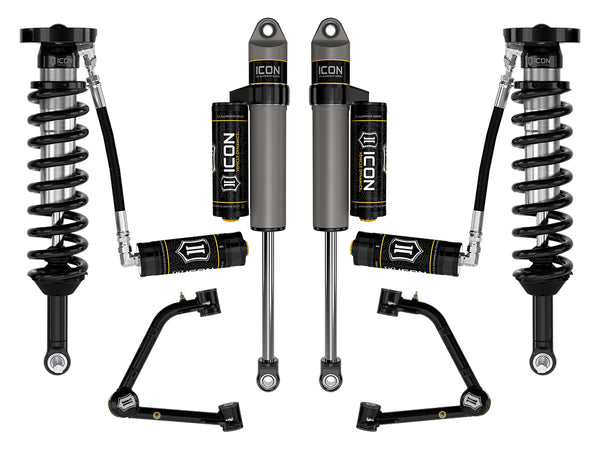 ICON 2023-2024 Chevrolet Colorado WT LT & Z71 1.75-2.5" Lift Stage 4 Suspension System W/ Tubular Upper Control Arms