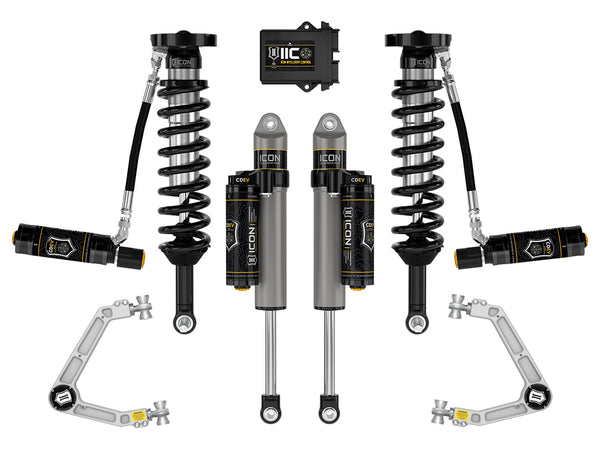ICON 2023-2024 Chevrolet Colorado WT LT & Z71 1.75-2.5" Lift Stage 6 Suspension System W/ Billet Upper Control Arms