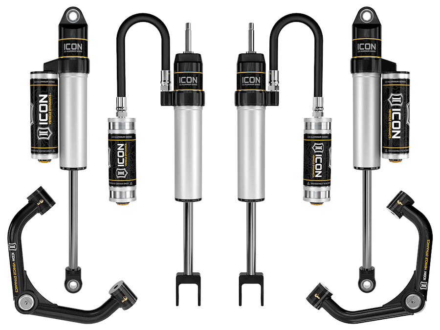 20-UP GM 2500HD/3500 0-2" STAGE 2 SUSPENSION SYSTEM (TUBULAR)